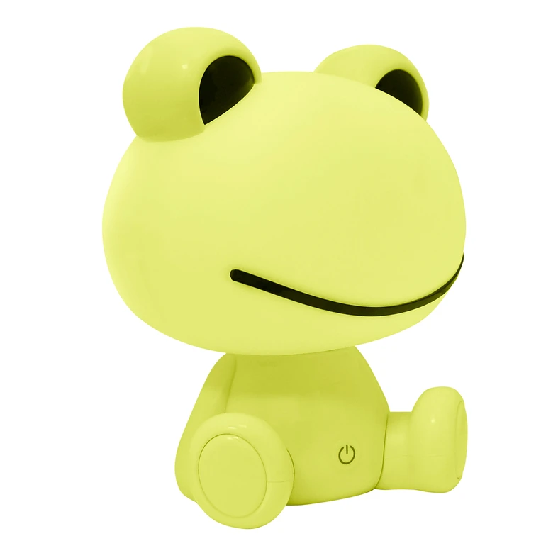 Nočná lampa zelená LED ŽABKA