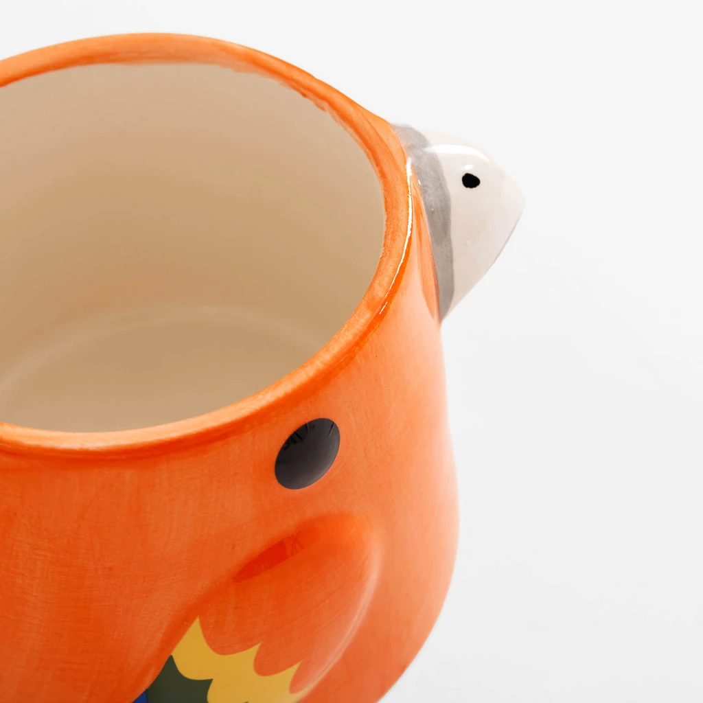 Kvetináč na balkón, vták, MIX