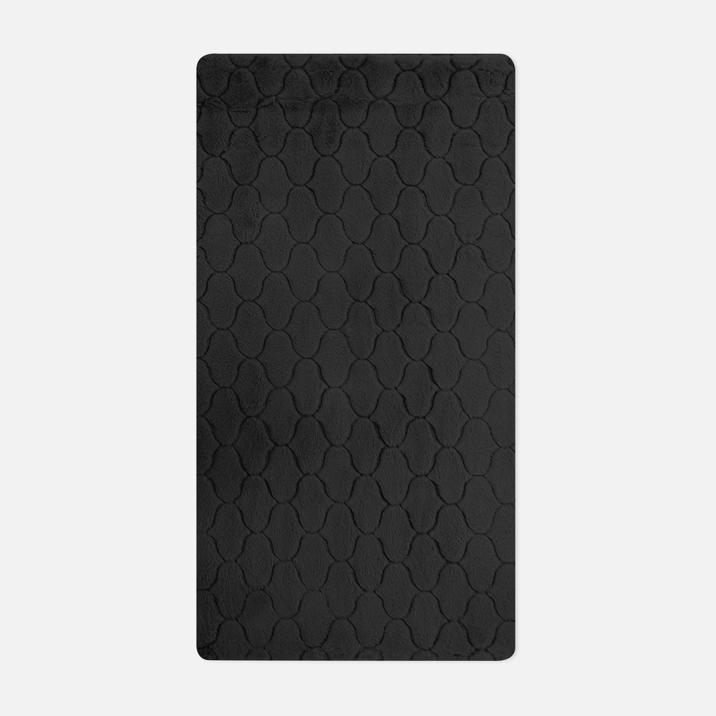 Koberec SENTEZ RABBIT čierny 80x150 cm, mix