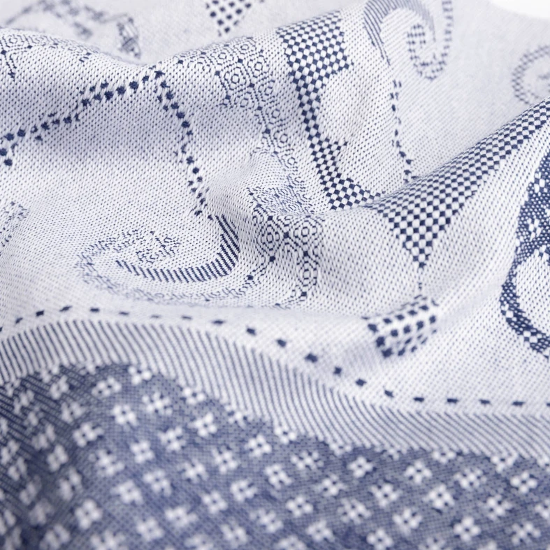 Ścierka kuchenna biało-granatowa