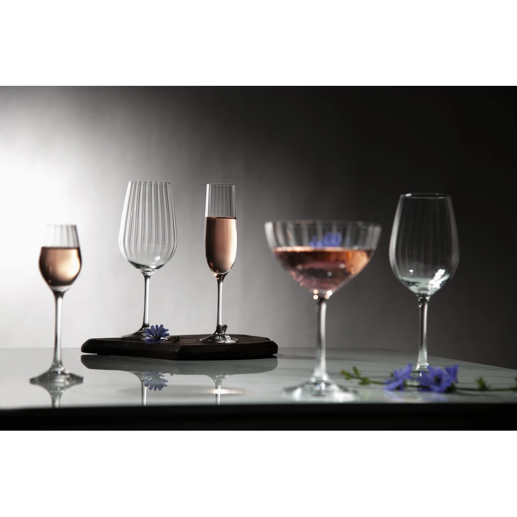 Súprava 6 pohárov goblet WATERFALL 550 ml