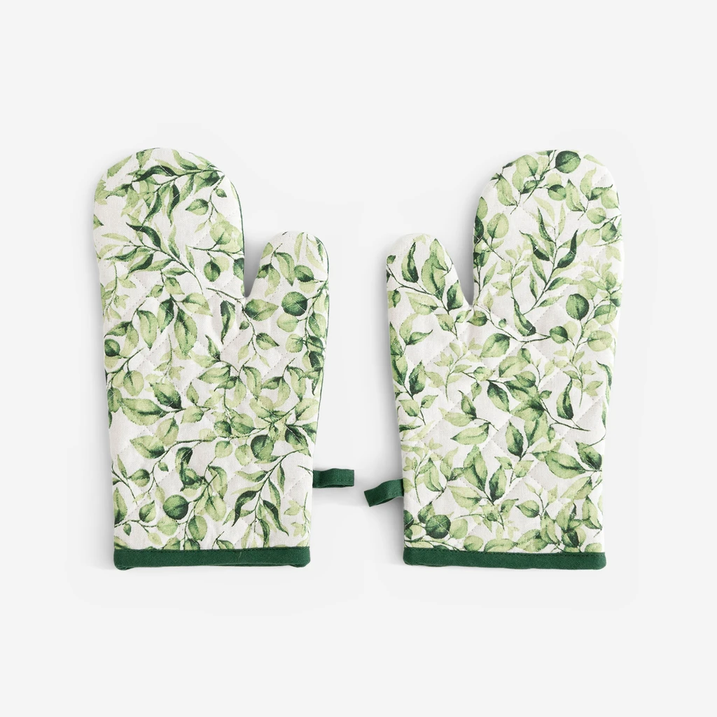 Kuchynské chňapky zelené SUMMER COLLECTION, 2 ks