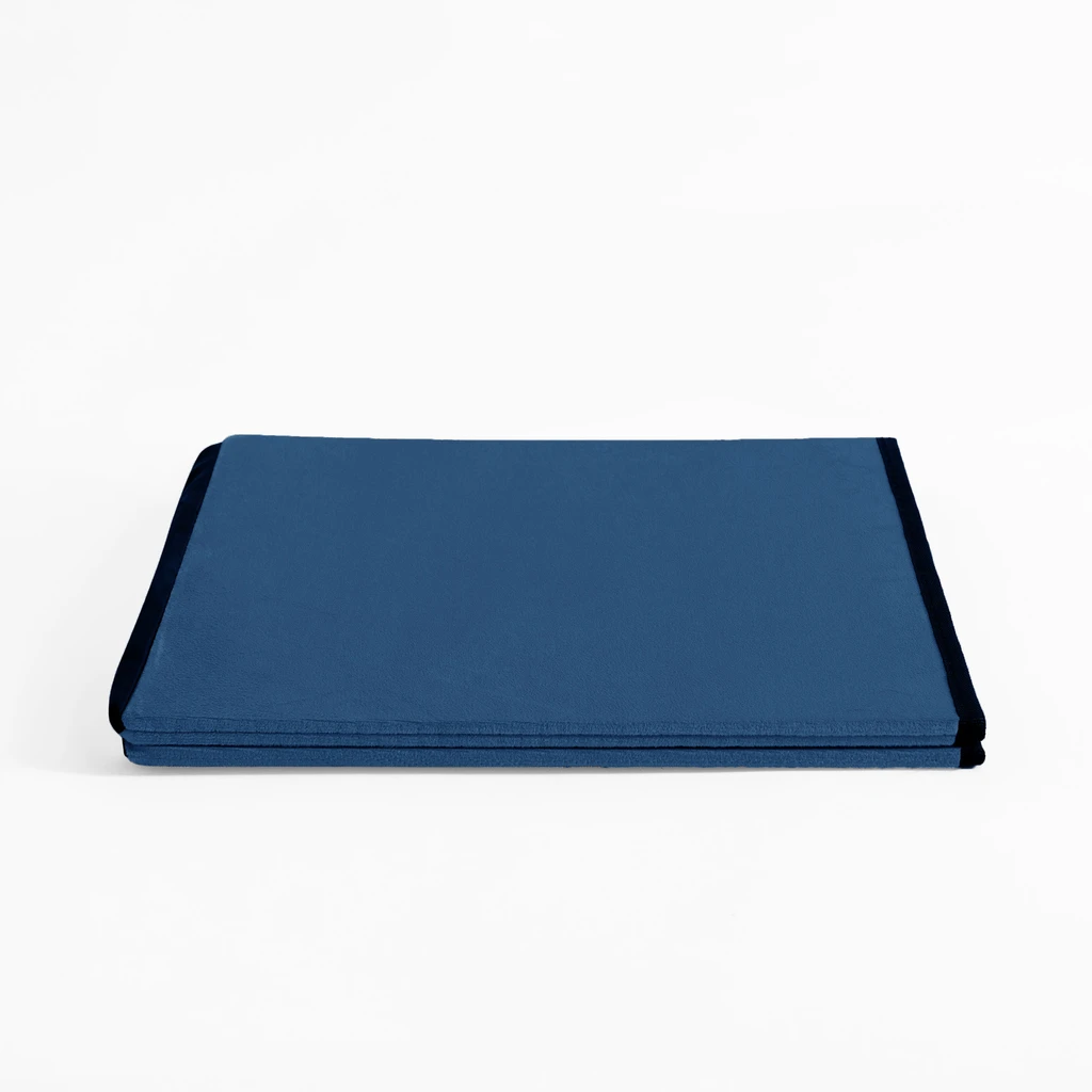 Skladacia taburetka modrý 38x37,5 cm