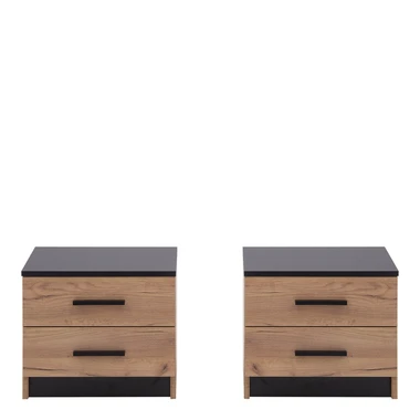 Sada 2 nočných stolíkov so zásuvkami MALI