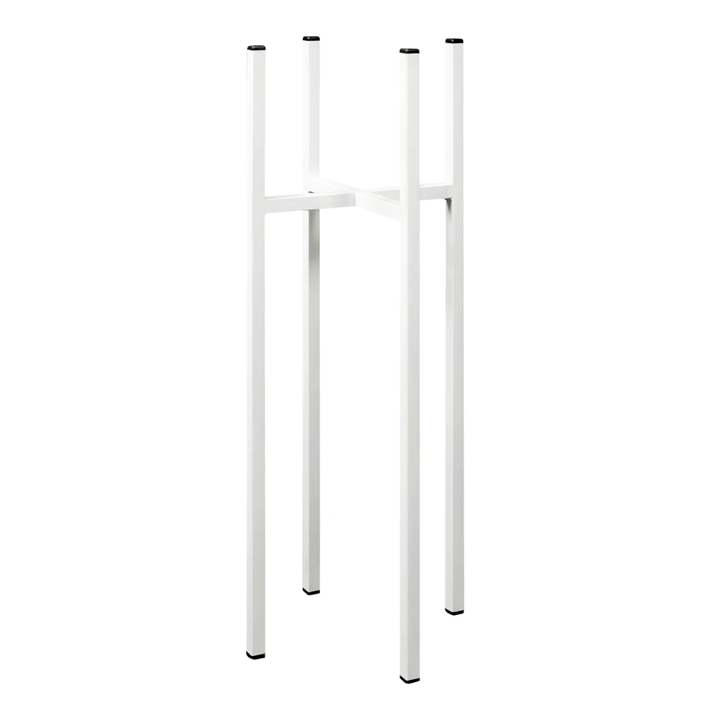 Kovový stojan na kvetináč ANGERS biely