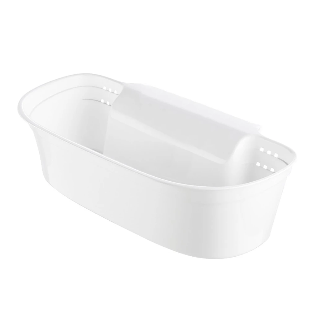 Závesná biela nádoba na kuchynský odpad 2,2 l