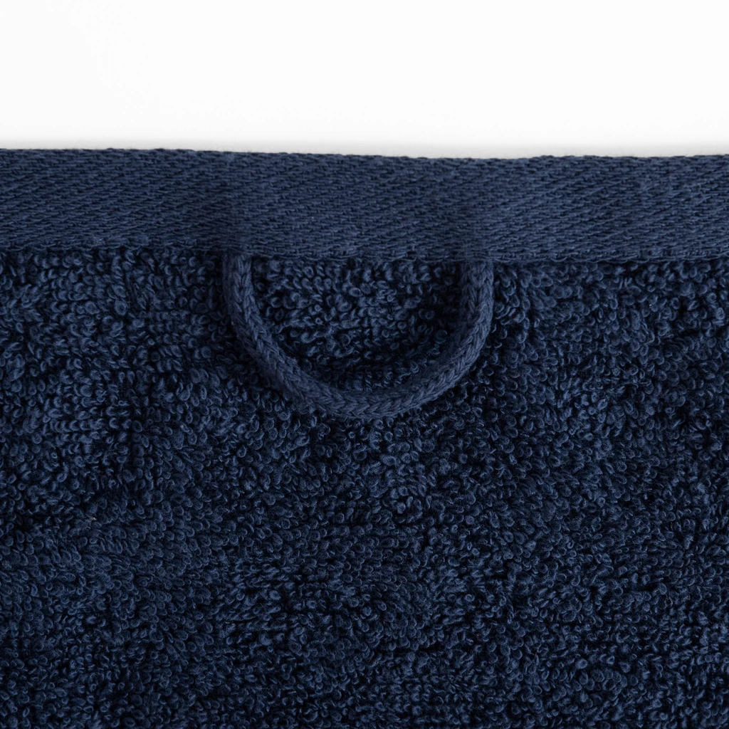 Súprava 2 uterákov biela/tmavomodrá GLOW