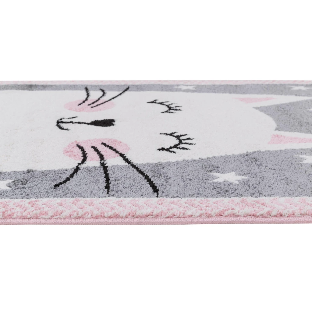 Sivý koberec, králik HAPPY 120x170 cm