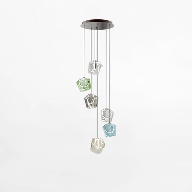 Závesné LED svietidlo s kruhovou základňou COLORE VI