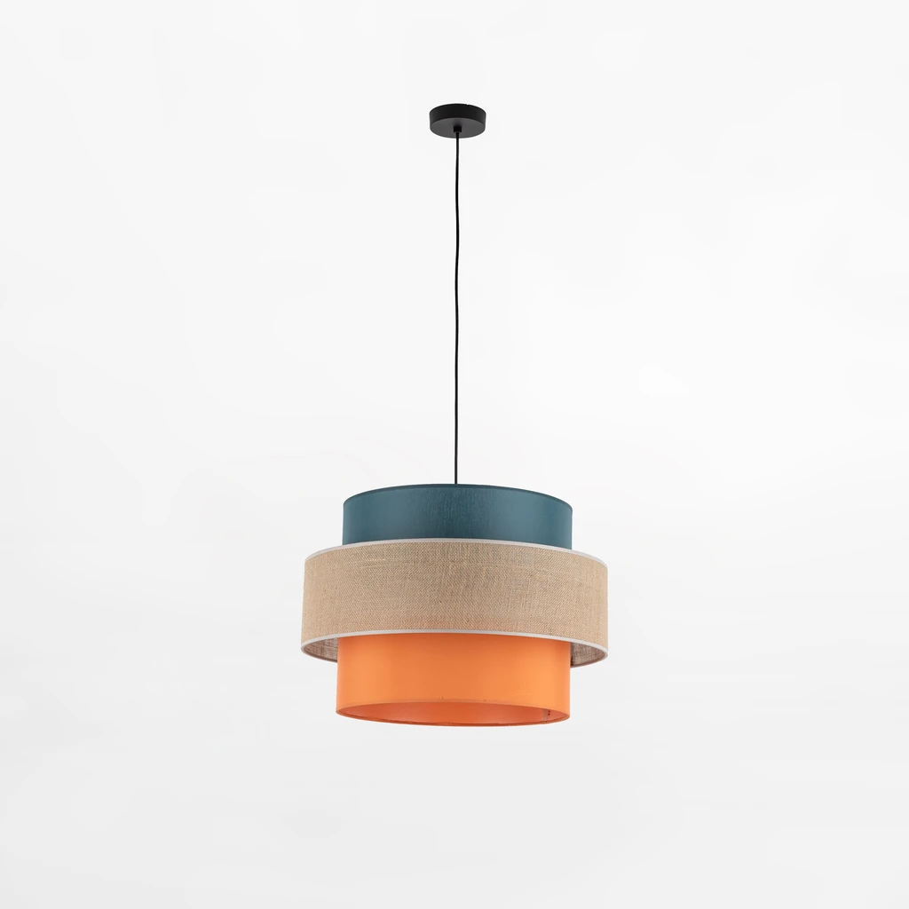 Lampa wisząca JUTA to stylowe dopełnienie dla wnętrza które bazuje na stylach pełnych kolorów.