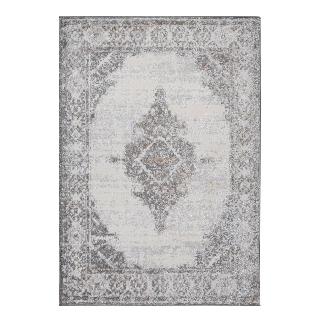 Retro sivý koberec SALSA 67x120 cm