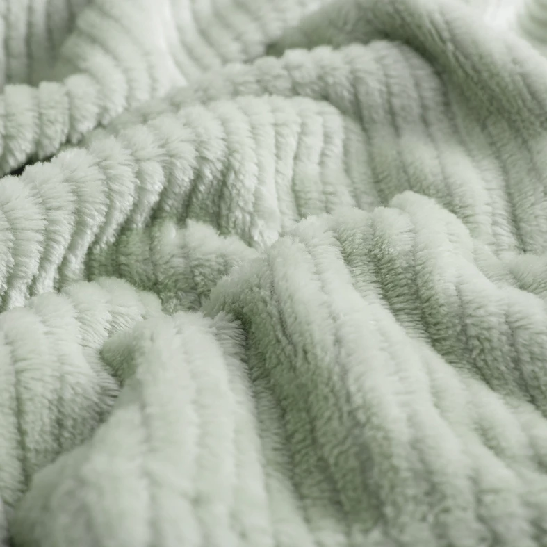 Koc miętowy RENEE 130x160 cm z poliestru.