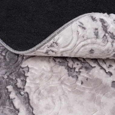 Koberec MELANŽ VISION 3D sivo-antracitový 67x100 cm