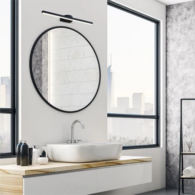 Nástenné LED svietidlo ARVI čierne 20W 60 cm