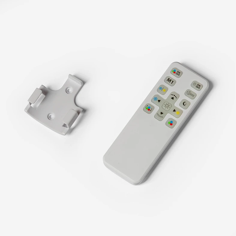 Stropné svietidlo LED RGB čierne LUMI s diaľkovým ovládačom