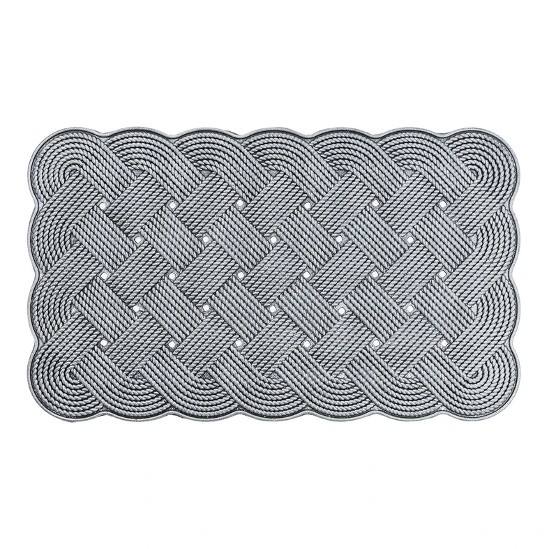 Gumená rohožka s prepletaným vzorom 45x75 cm