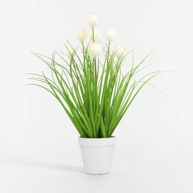 Umelá tráva v kvetináči 43 cm