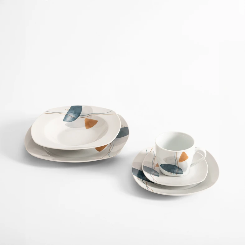 Jedálenská a kávová súprava REEF, 30-dielna