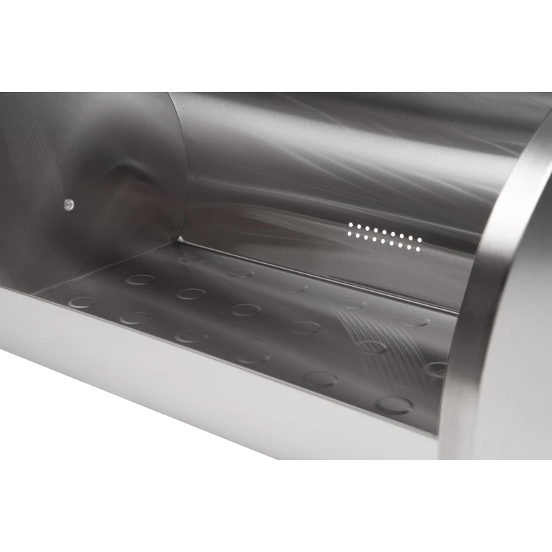 Kovový chlebník čierny