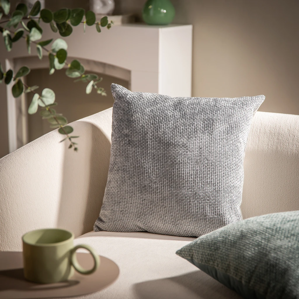 Dekoračná obliečka na vankúš sivá CARMON 45x45 cm