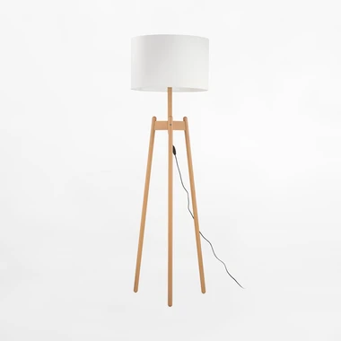 Stojacia lampa biela PEREZ