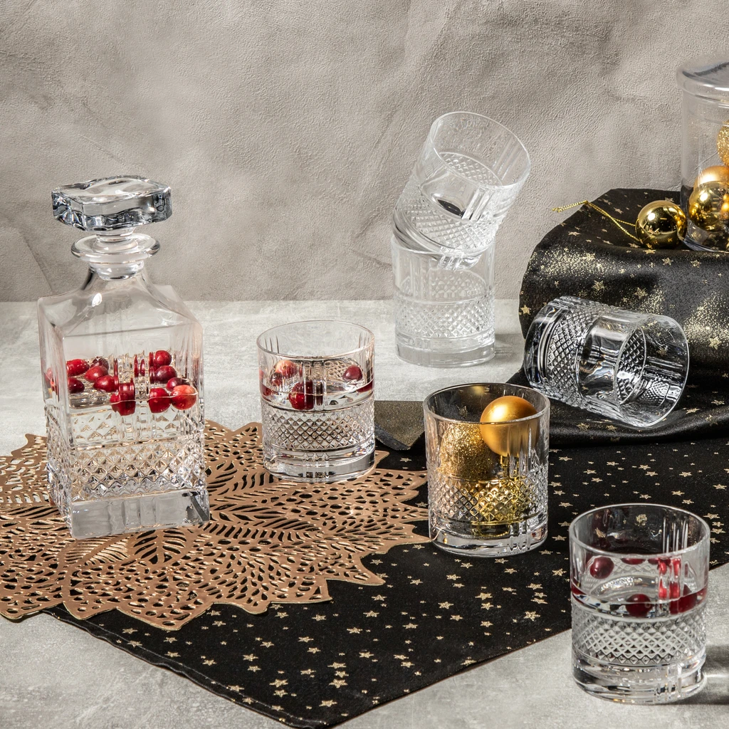 Súprava na whisky BOHEMIA PRESTIGE ELEGANTE, 7 ks