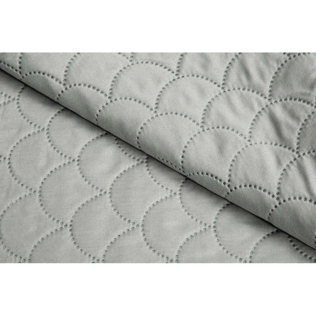 Prehoz na posteľ NICEA svetlosivý 200x220 cm