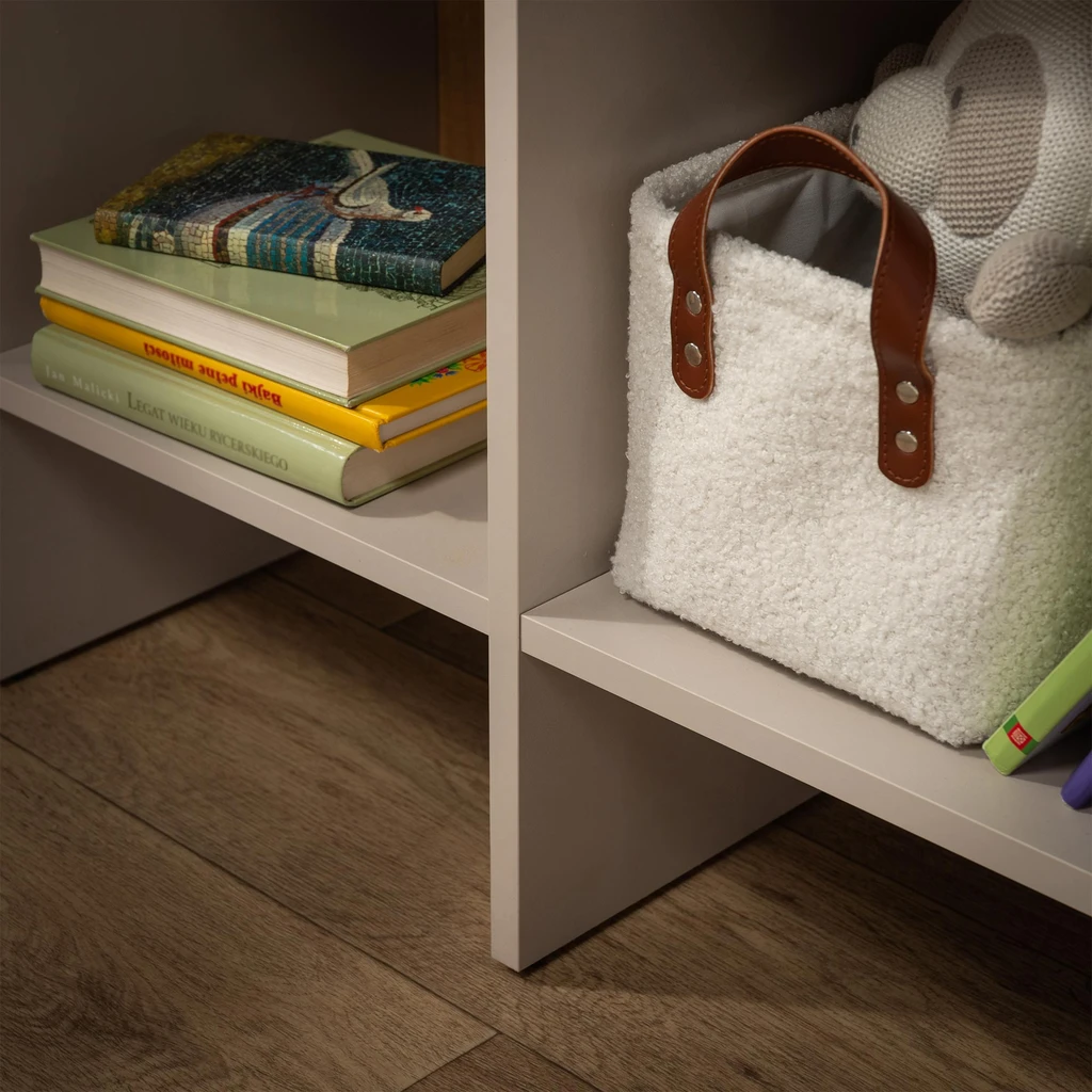 Súprava úložných košov biela, 3 kusy