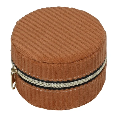Šperkovnica svetlohnedá 8x8x5,5 cm