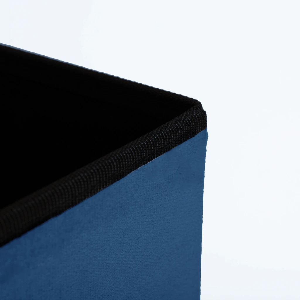 Skladacia taburetka modrý 38x37,5 cm