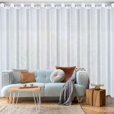 Záclona ARLETA do obývacej izby, biela 350x270 cm