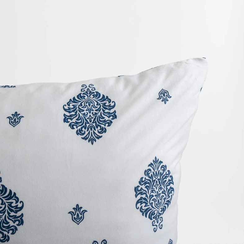 Bavlnená posteľná bielizeň JERSEYLOVE modro-biela 160x200 cm