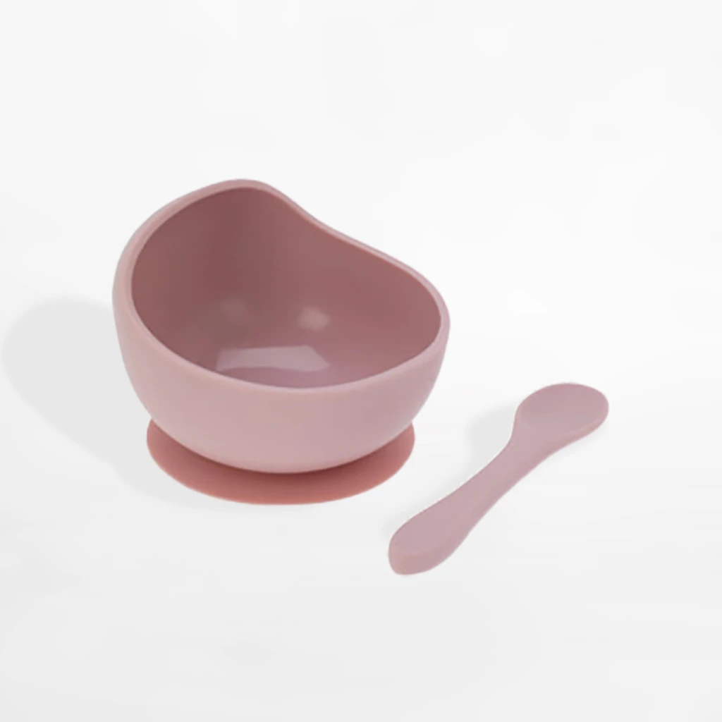 Miska silikonowa z łyżką dla dziecka