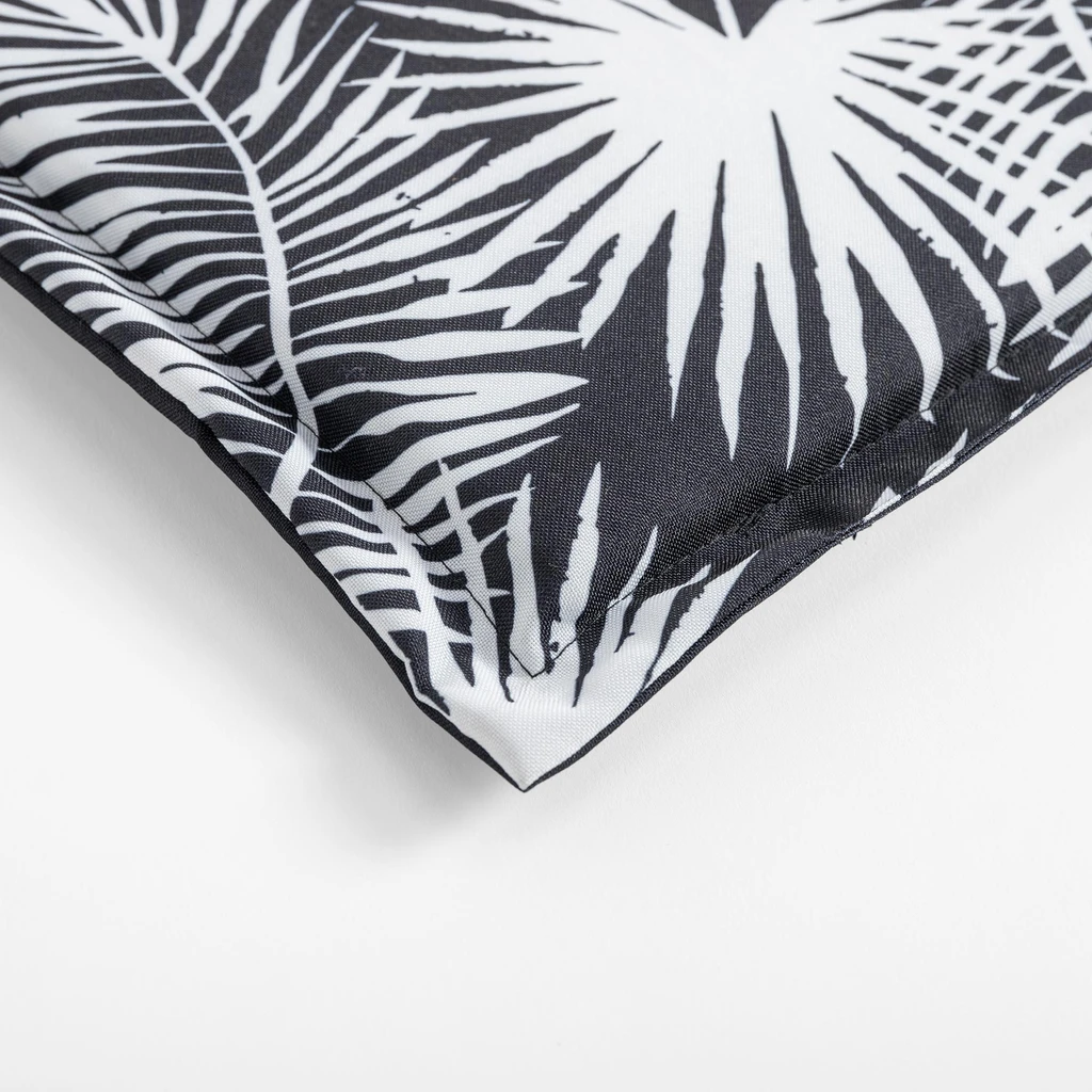 Vankúš na stoličku čierny SAMBA, 40x40 cm