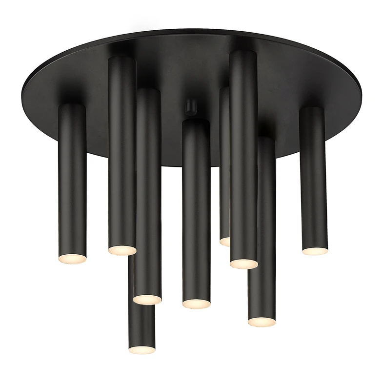 Stropné svietidlo LED 9-bodové čierne LOYA