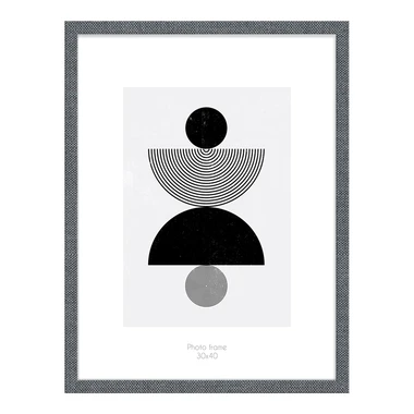 Rámik na fotografiu 30 x 40 sivý KYOTO