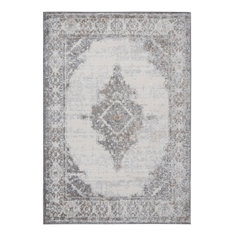 Retro sivý koberec SALSA 67x120 cm