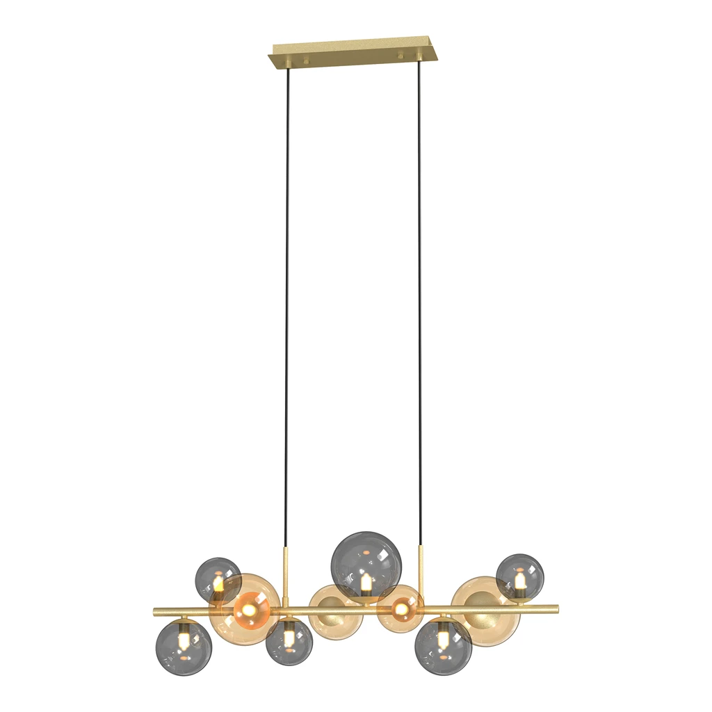 Lampa wisząca VILLA pasuje do wnętrz utrzymanych w stylistyce nowoczesnej oraz glamour.