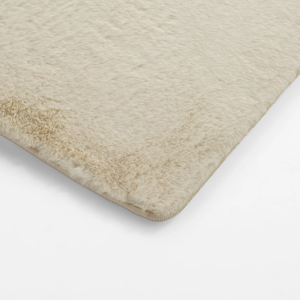 Moderný krémový koberec RABBIT, 80x150 cm