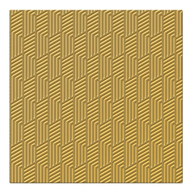 Zlaté papierové obrúsky INSPIRATION TEXTURE 20 ks.