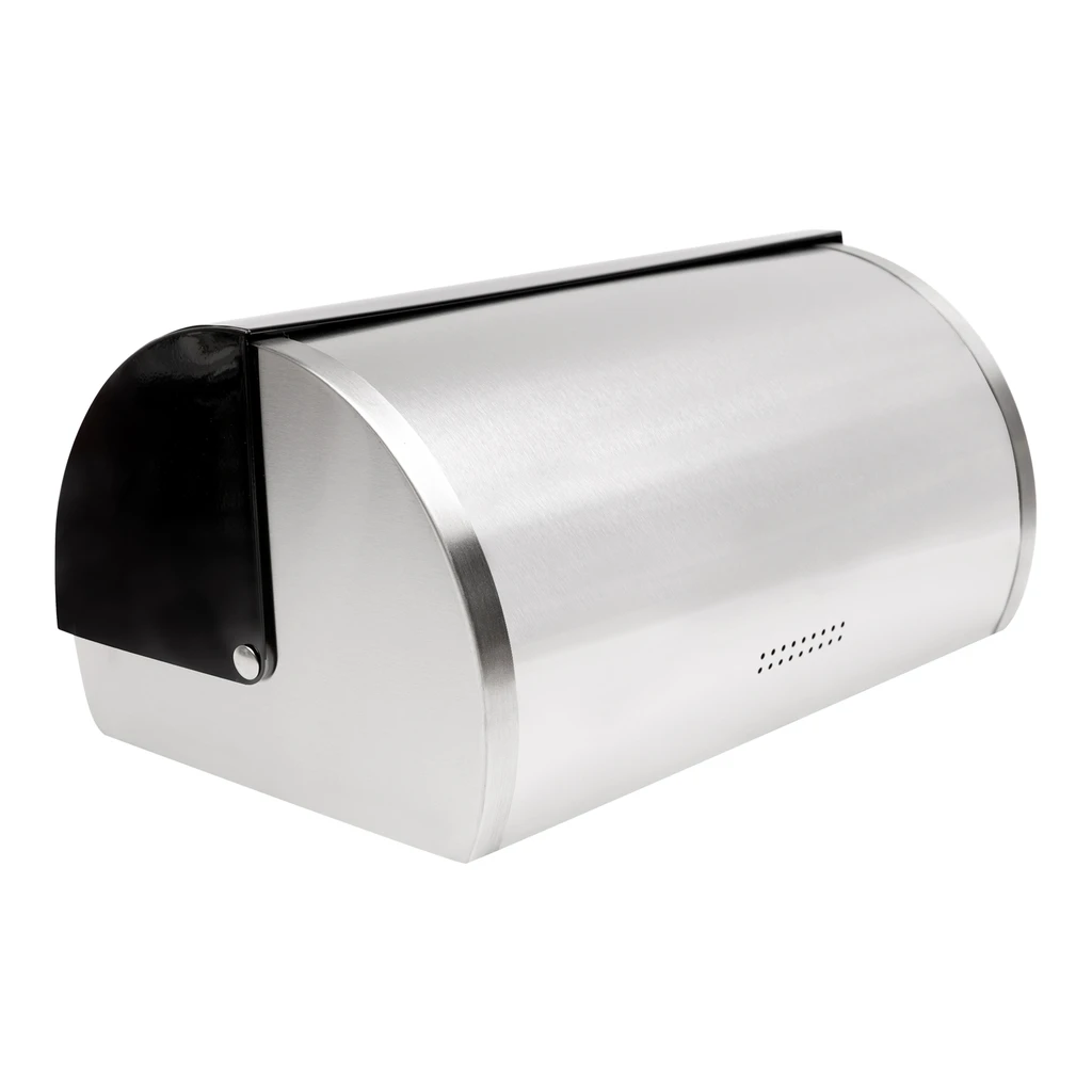 Kovový chlebník čierny