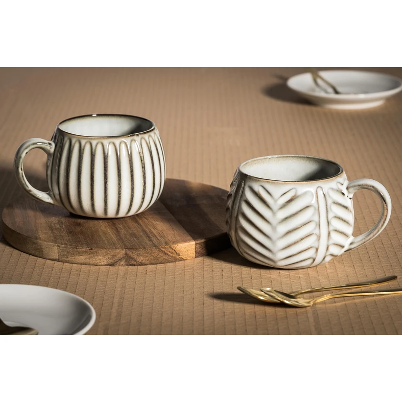 Keramický retro hrnček 370 ml