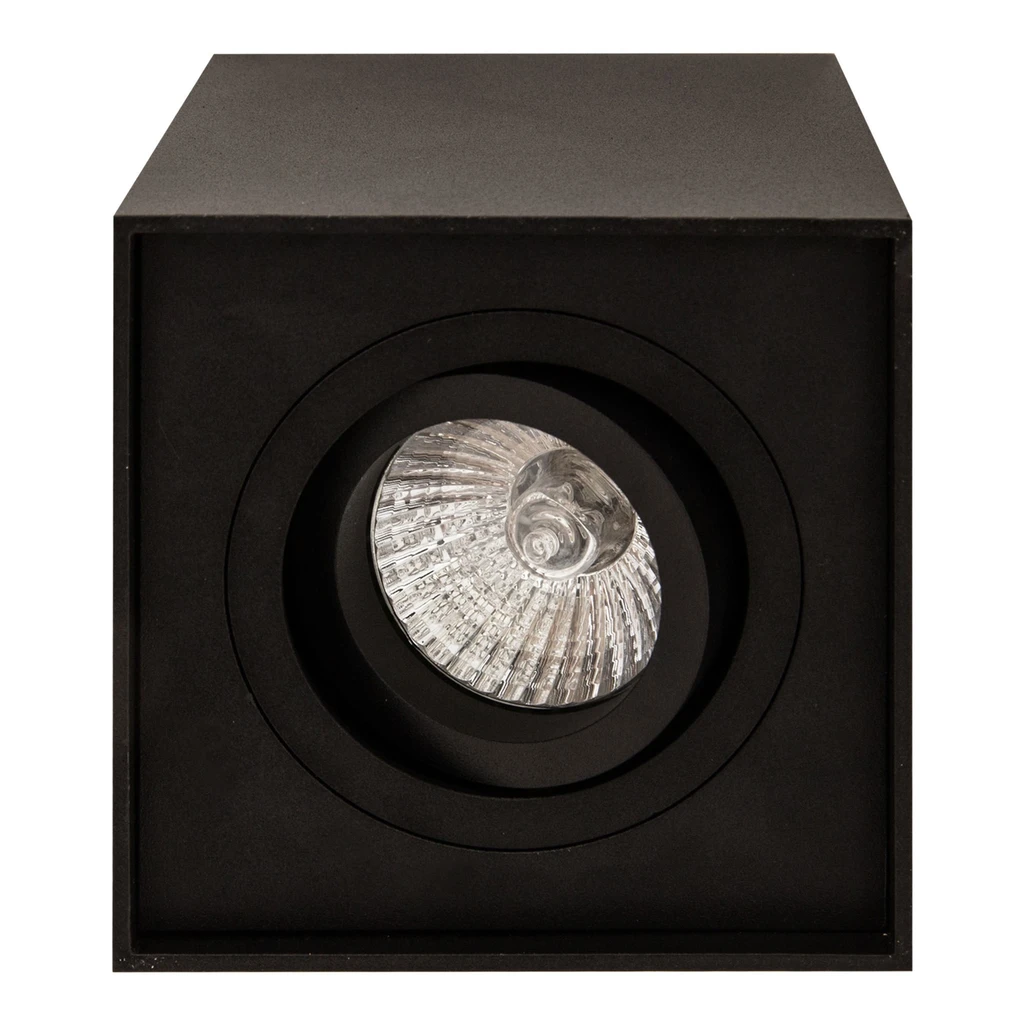 1-bodové svietidlo čierne QUADRO