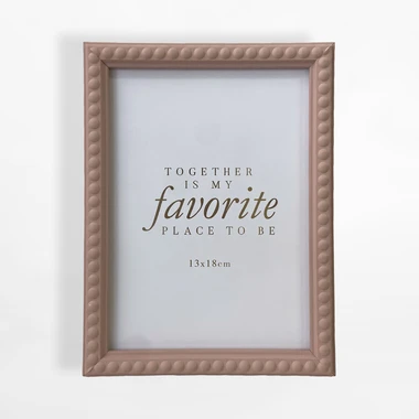 Rám na fotografie 13x18 cm ružový