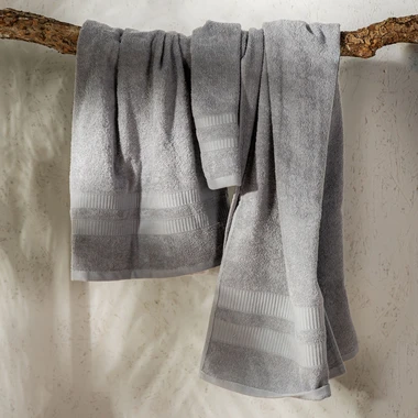 Kúpeľňový uterák TULSA sivý 70x140 cm