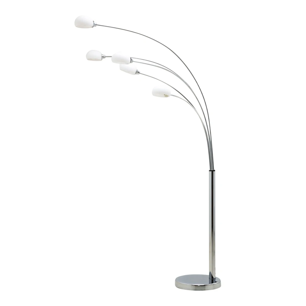 Moderné biele stojace svietidlo VENTI