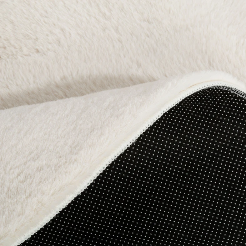 Okrúhly koberec RABBIT, krémový, 120 cm