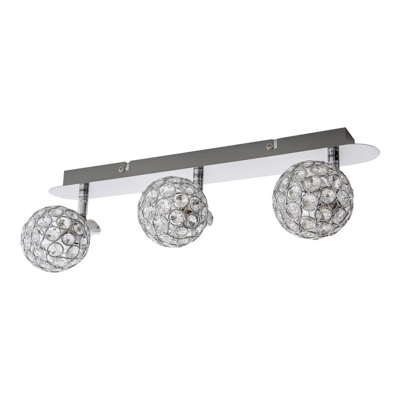 Lišta LED 3-bodová chrómová ELIA