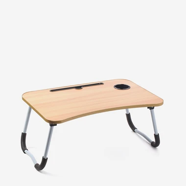 Stolík pod notebook skladací hnedý 40x60x26 cm