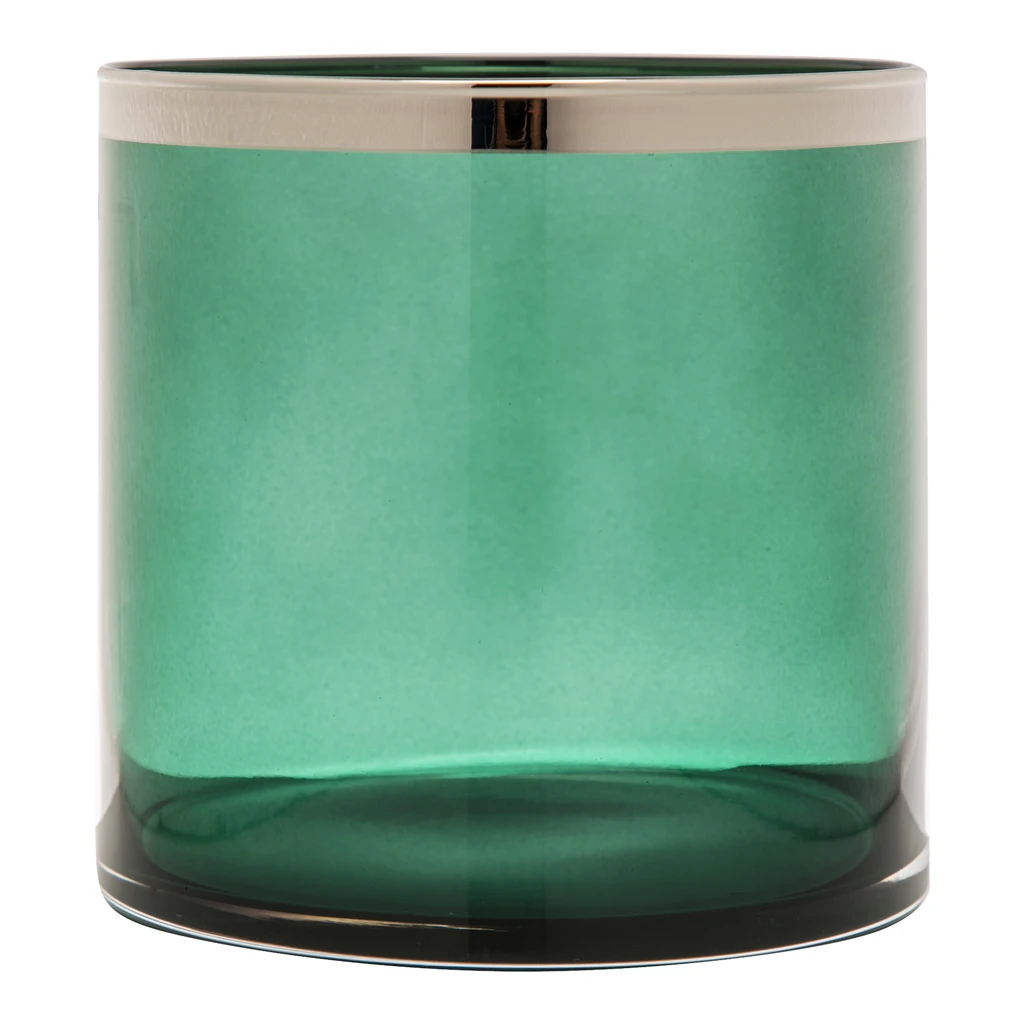 Svietnik s platinovým pásikom 15 cm